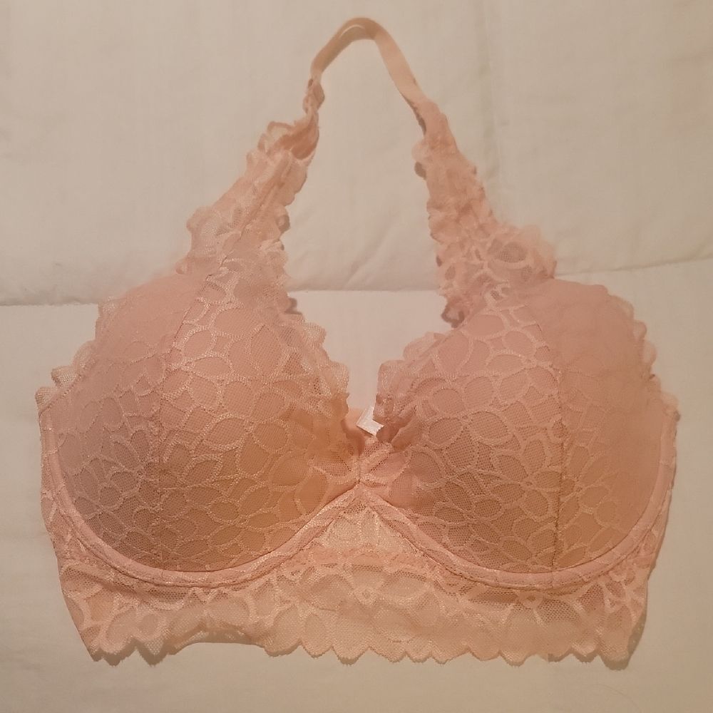 PINK Victoria's Secret Lace Bralette in Soft Pink